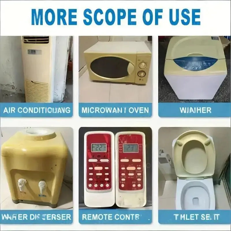Plastic Yellowing Remover Scratch Repair - Appliances AC Units Fridge Toilet Back To White Gloss Long-Lasting Polish Clean Care* mabkharahaill