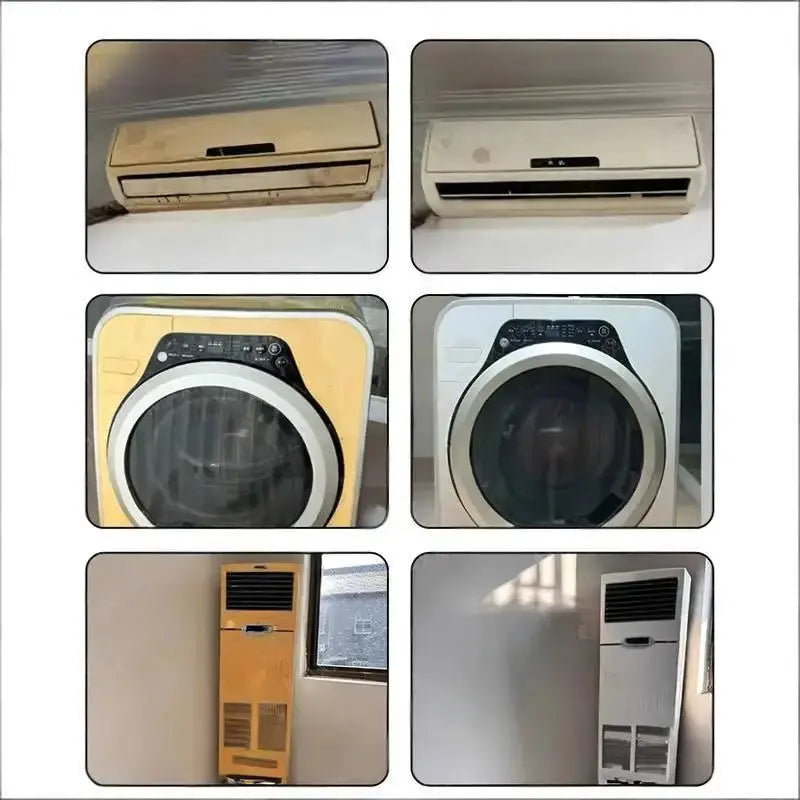 Plastic Yellowing Remover Scratch Repair - Appliances AC Units Fridge Toilet Back To White Gloss Long-Lasting Polish Clean Care* mabkharahaill