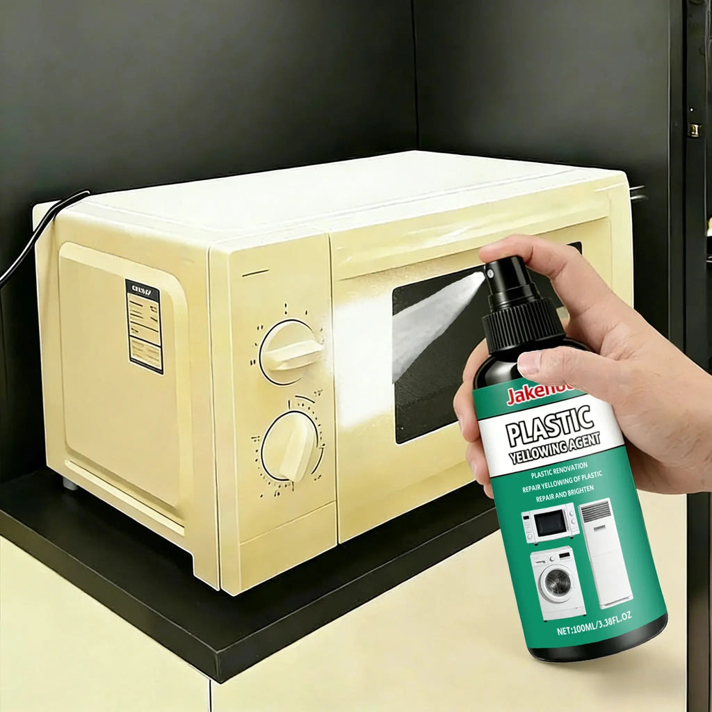 Plastic Yellowing Remover Scratch Repair - Appliances AC Units Fridge Toilet Back To White Gloss Long-Lasting Polish Clean Care* mabkharahaill